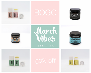 BOGO 50% Off March Vibes on Select Items