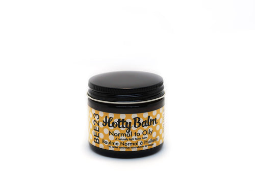 Our Normal to Oily Hotty Balm is recommended for normal, combination, young and acne-prone skin. It creates a beautiful natural glow that customers love to rave about. This balm does more than moisturize, it hydrates. Hydration helps to reduce the production of oil and balance the pH of the skin. Our blends melt into the skin, however, acts like a barrier in harsh elements, from pollutants and in soothing inflamed skin or rosacea. It has become known as a gorgeous, lightweight natural primer under makeup.